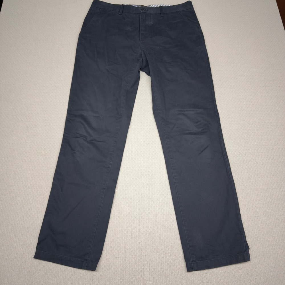 Banana Republic Pants Mens 33x32 Navy Blue Kentfield Twill Cotton Chino Office